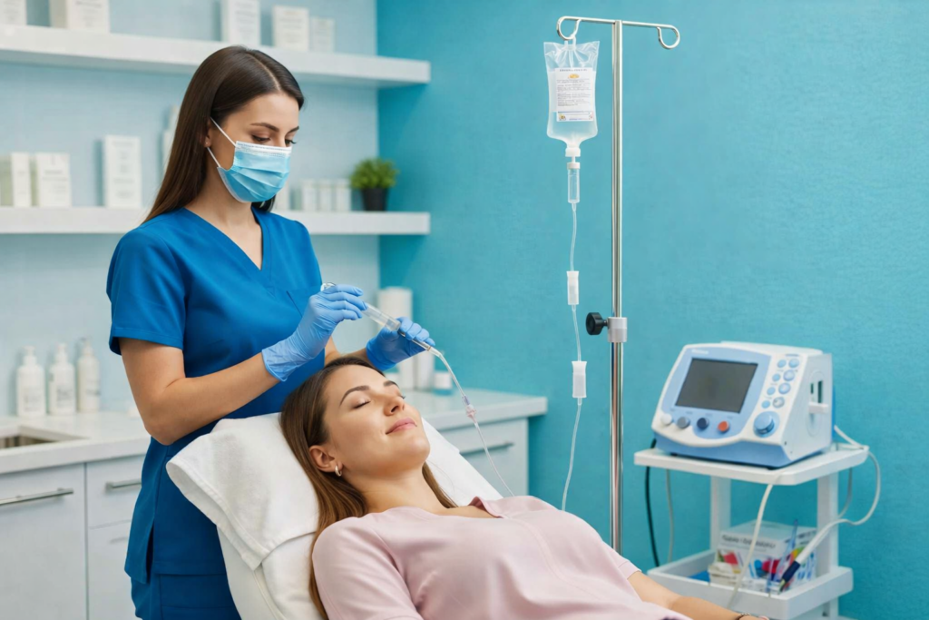 iv-vitamin-therapy-session-in-a-serene-clinic-environment-with-a-healthcare-professional-and-a-relaxed-patient-